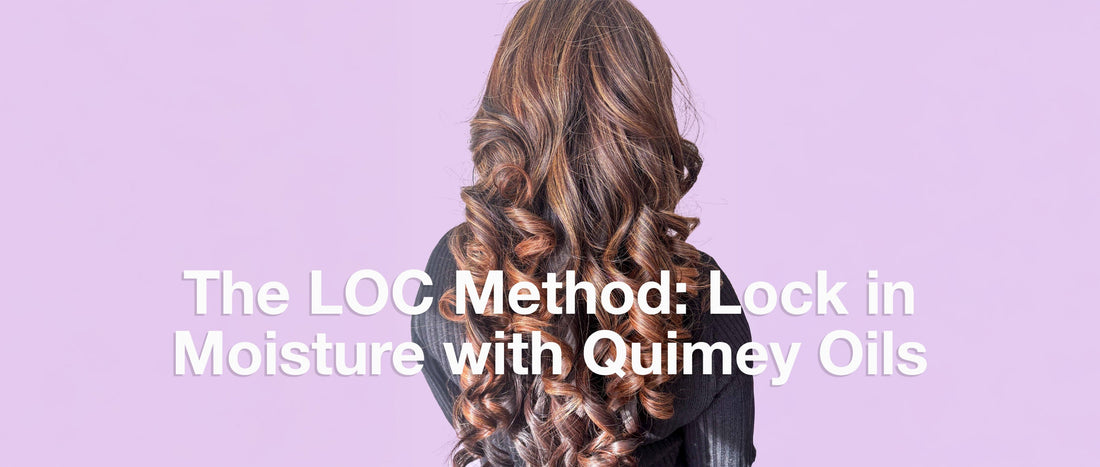 Indian woman with long curly hair after LOC treatment